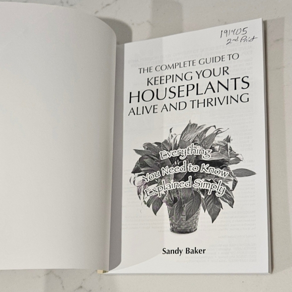 The Complete Guide to Keeping Your Houseplants Alive and Thriving Paperback Book - Picture 4 of 7